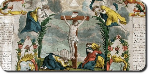 Canon D'autel De La Crucifixion Ou Canon D'autel Du Christ En Croix